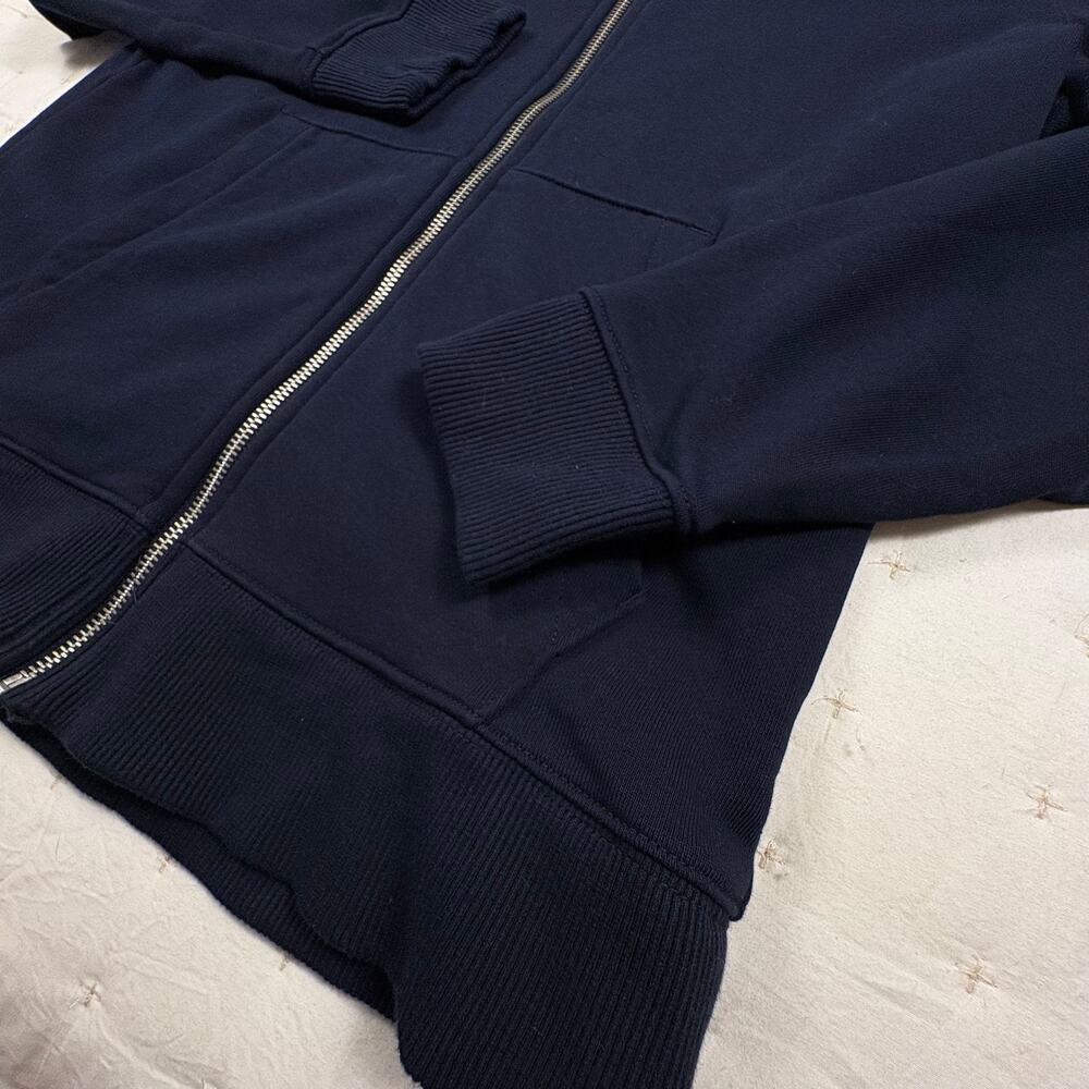 Tommy Hilfiger Zip Up Hoodie Sweatshirt Men's S Navy Blue French Terry - Picture 3 of 11